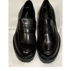Vagabond Kenova Black Leather Lug Platform Loafers size 36/6 New and unworn!